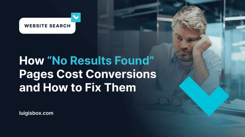 Como páginas “Nenhum resultado” reduzem conversões e como corrigir