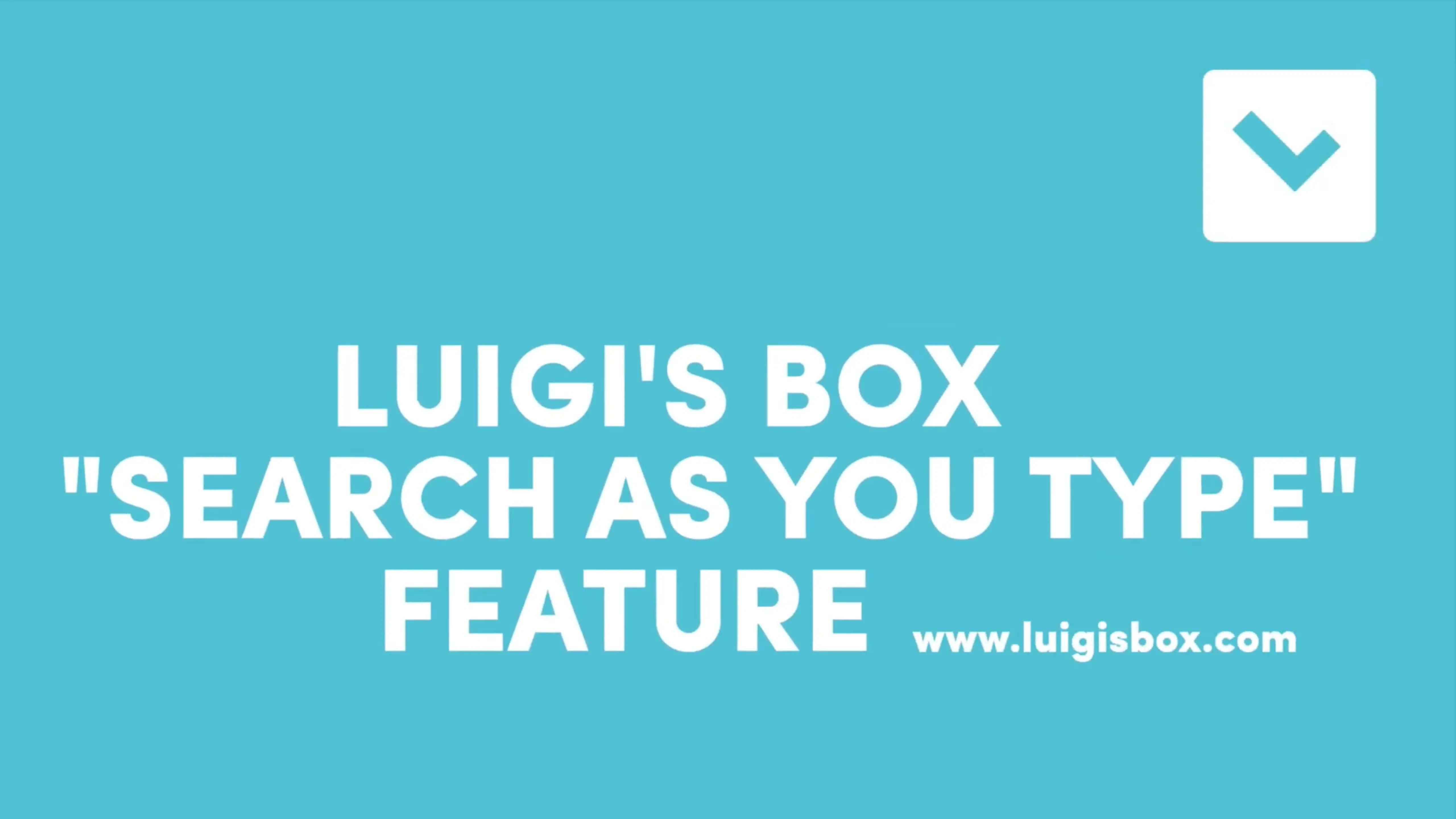 Recurso “Pesquise enquanto digita”