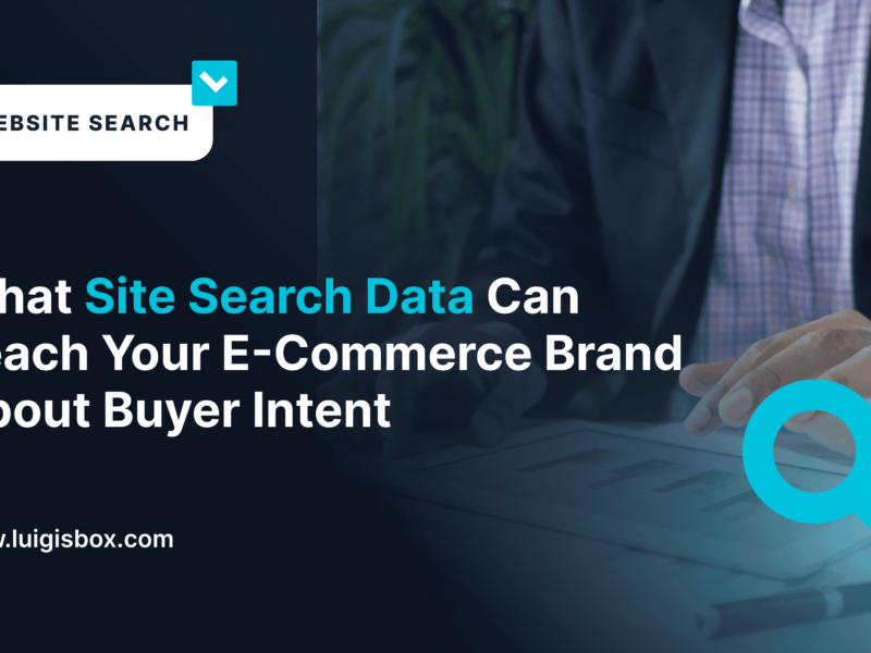 O que os dados de pesquisa em sites podem ensinar à sua marca de e-commerce sobre a intenção do comprador